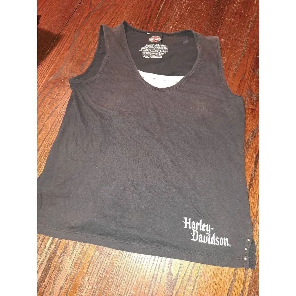 Vintage Medium Harley Davidson Killer Creek Roswell Georgia Sleeveless  Shirt